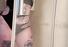 Intense Naked Shower Bathing For Deep Relaxation