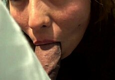 Intense Sloppy Blowjob On Big Cock By Sexy Argentine Brunette