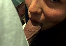 Intense Sloppy Blowjob On Big Cock By Sexy Argentine Brunette