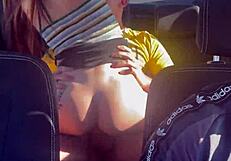 i caught a young amateur couple having sex in a taxi on hidden camera