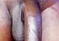 Nigerian Man Fucks Shaved Pussy with Monster Cock