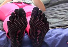 toe socks driving her wild with desire?