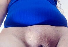 Hey, check out this unfaithful wife masturbating for her husband's friends – she's such a sexy amateur slut!