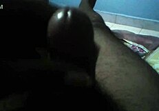 Indian gay man engages in intimate hand work session