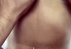 curly blonde in hotel enjoys intimate moment with partner