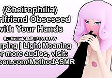 Cheirophilia: Sensual oral pleasure Because my girlfriend loves my hand play she really loves it when I rub on her