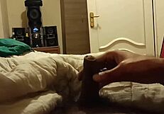 Rishi bhardwaja strokes his massive monster cock for ladies, ending in cumshot