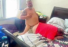 Speedo Dancing Bear Enjoys Gay Butt Sex