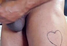 Me Enjoying A Handjob Massage, What A Tease On My Cock.