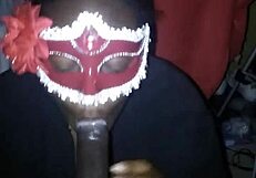 sucking big dick sloppy while twerking ass with monster cock