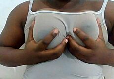 Big boobs bounce wildly during intense action