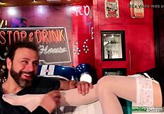 Italian Femdom Elisa Makes Slave Worship Feet