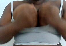 Big boobs bounce wildly during intense action