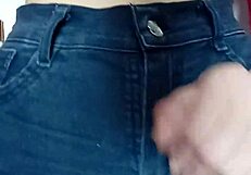 Spank that pussy with a belt!