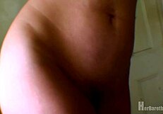 nymph with bare tummy in erotic pose