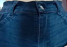 Spank that pussy with a belt!