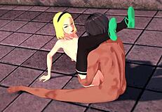 Gwen Stacy Fucked Rooftop