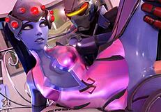 Slut gets double penetration with perfect tits!