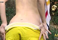 Blonde Lesly Kiss Kissing Nude In Public Outdoor Erotic Video