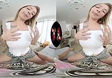 VR Latina experience with toned body and curves