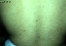 Mexicana gets bent over in doggystyle position all alone