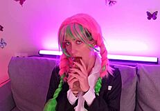 Watch My Mitsuri Kanroji Cosplay Fuck!