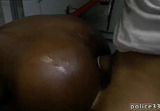 Shaven boys shoplift and end up in gay booty fucking frenzy.