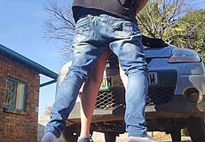 18 y o college girl fucked and creampied on her car