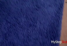 Blonde asks for taboo daddy fucking and cum