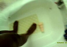 Masturbating in the hot shower until I cum