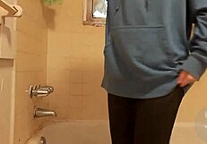 Taboo Bath Scene: Petite 18+ with Small Tits Gets Emotional