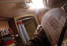 Shower time with ronda involves bathing and sexy poses