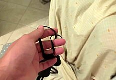 Stepsister catches me with her panties