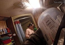 Shower time with ronda involves bathing and sexy poses