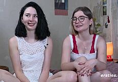 Without any doubt the opening scene with this stunning blonde amateur Joanna we witness her first experience of double penetration!