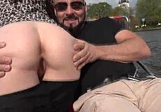 Old German Man Fucks Young 18+ Teen Outdoors