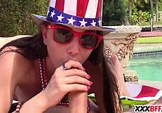 Independence Day Teen Group Sex With Pussy And Cock