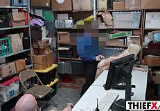 Sweety Jacker Banged Hard by Burglar Group