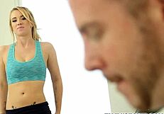 Bailey Brooke, suck that cock! Hungry for step bro's deep throat.