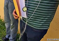 Drill sergeant dominates in gay porn scene