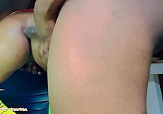 petite apprentice takes monster bbc cum on her ass in horny doggystyle