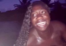 in the blue lagoon, we fucked and begged for cum in mouth