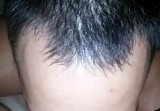 Wife's tits get cum intriguingly