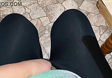 Watching My Wife's Lesbian Sex in Kitchen Turns Me On