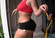 cute vanessa enjoys cock sucking and facial cum