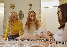 i get into a heated three-way with russian lesbians