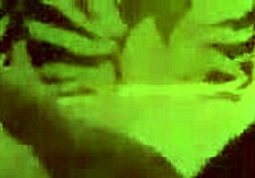 Horny neighbor begs for a hand! Masturbating her hairy pussy.