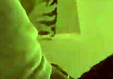 Horny neighbor begs for a hand! Masturbating her hairy pussy.