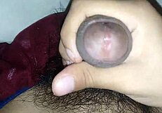 I share my nude photos featuring cum and cock at night