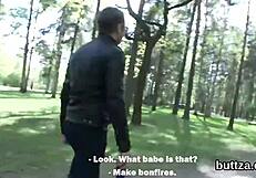 Petite 18+ Chick's Asshole and Twat Get Stretched Hard in Anal Blowjob Action